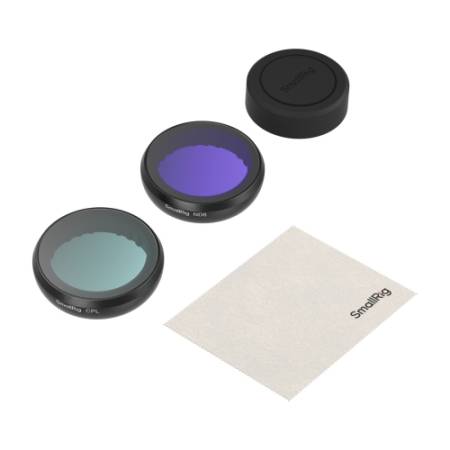 SmallRig 5862 - zestaw (1x filtr szary ND8, 1x filtr polaryzacyjny CPL) do Insta360 GO Ultra - zawartość zestawu